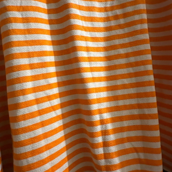 NWOT free people Large striped crewneck orange and green- never worn - Picture 5 of 5